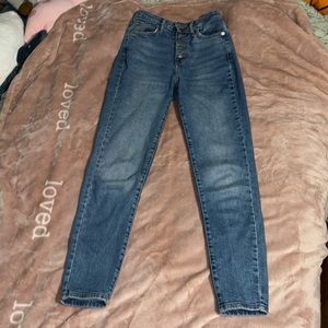 high waisted skinny jeans